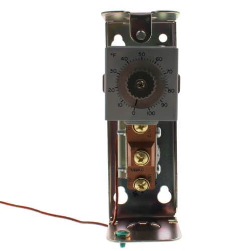 Honeywell T675A1508 - Remote bulb Commercial Temperature Controller, 0 F to 100 F, 5 ft. capillary, Copper bulb sensing element