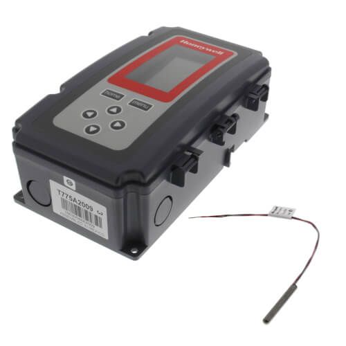 Honeywelll T775A2009 - Electronic Temperature Controller with 1 Temperature Input, 1 SPDT Relay, 1 Sensor Included
