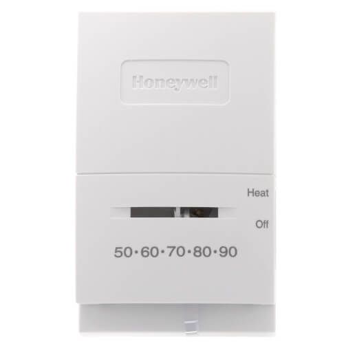 Honeywell Home T822K1000 - Mercury Free T822, Heat Only, Vertical Thermostat, w/ Heat/Off Switch