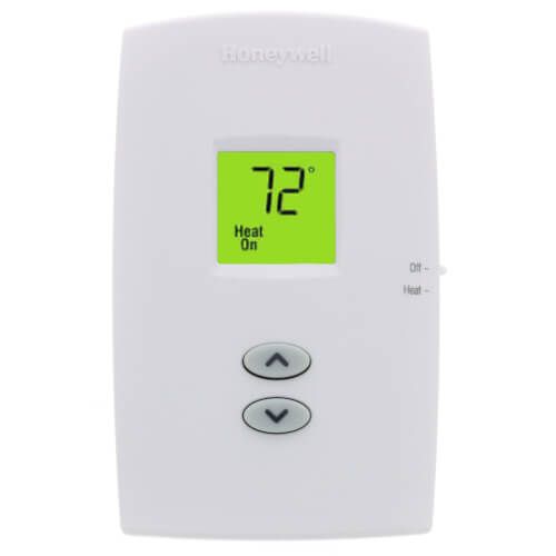 Honeywell Home TH1100DV1000- PRO 1000 Non-Programmable, Heat Only, Vertical Thermostat