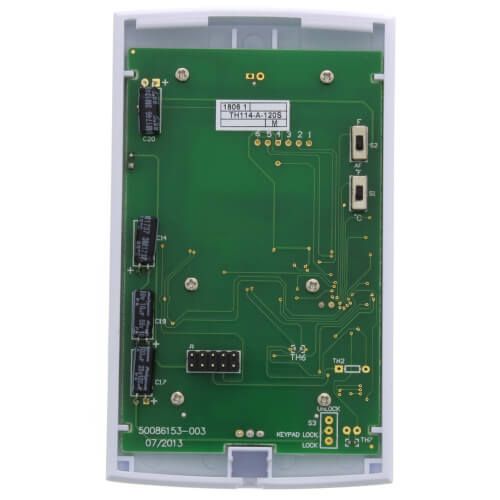 Honeywell Home TH114-A-120S - Non-Programmable Line Volt Electric Heating Thermostat, 4 Wires/SPST, 120V
