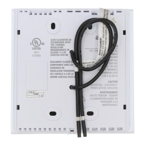 Honeywelll Home TH450 - Digital Non-Programmable Line Volt Thermostat for Electric Heating with TRIAC (120v/208v/240v)