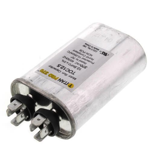 Titan Pro TOC12.5 - 12.5 MFD Oval Motor Run Capacitor (370V)
