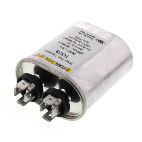 Titan Pro TOC3 - 3 MFD Oval Motor Run Capacitor (370V)