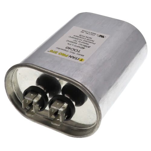 Titan Pro TOC40 - 40 MFD Oval Motor Run Capacitor (370V)