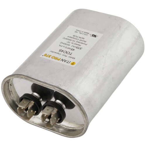 Titan Pro TOC45 - 45 MFD Oval Motor Run Capacitor (370V)