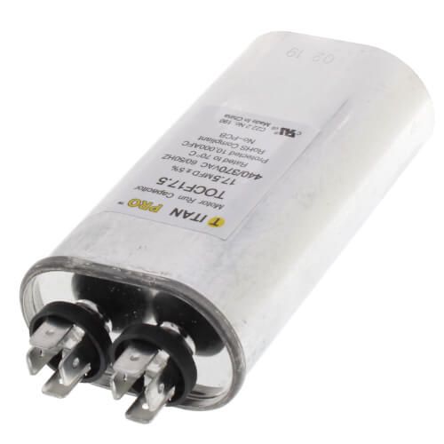 Titan Pro TOCF17.5 - 17.5 MFD Oval Motor Run Capacitor (440/370V)