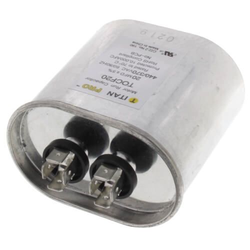Titan Pro TOCF20 - 20 MFD Oval Motor Run Capacitor (440/370V)