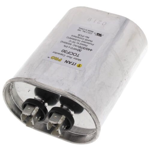 Titan Pro TOCF30 - 30 MFD Oval Motor Run Capacitor (440/370V)