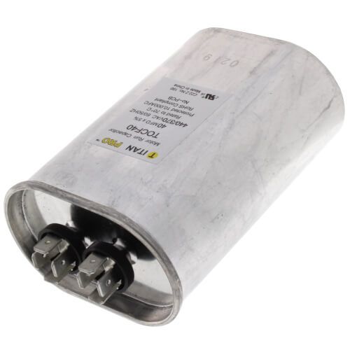 Titan Pro TOCF40 - 40 MFD Oval Motor Run Capacitor (440/370V)