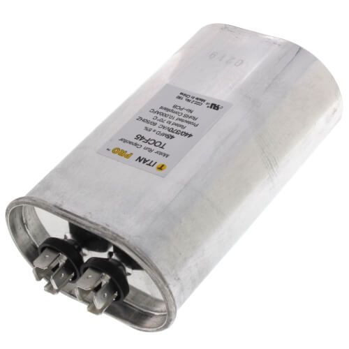Titan Pro TOCF45 - 45 MFD Oval Motor Run Capacitor (440/370V)