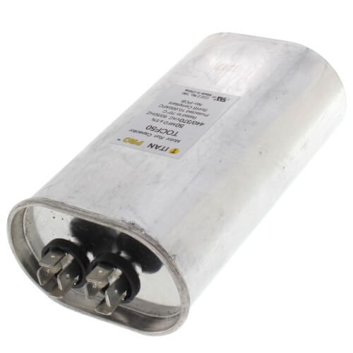 Titan Pro TOCF50 - 50 MFD Oval Motor Run Capacitor (440/370V)