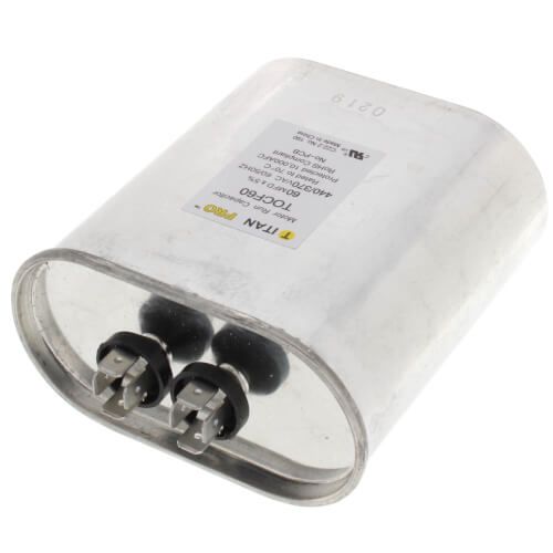 Titan Pro TOCF60 - 60 MFD Oval Motor Run Capacitor (440/370V)