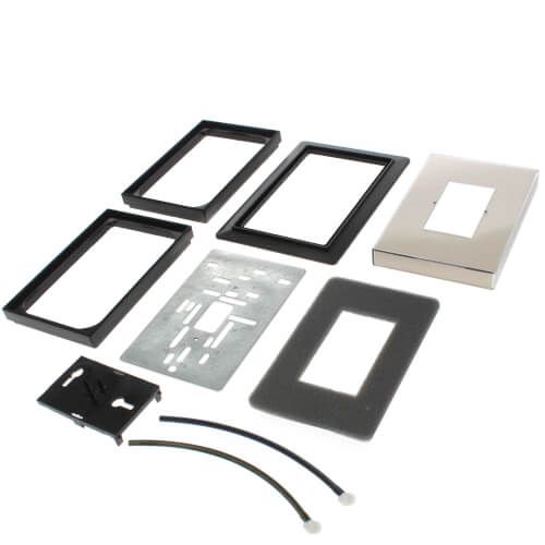 Honeywell TP970A2038 - Pneumatic Thermostat Direct Acting, Heating includes Wall Plate and Satin Chrome Cover (59 to 90F)