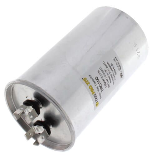 Titan Pro TRC100 - 100 MFD Round Motor Run Capacitor (370V)
