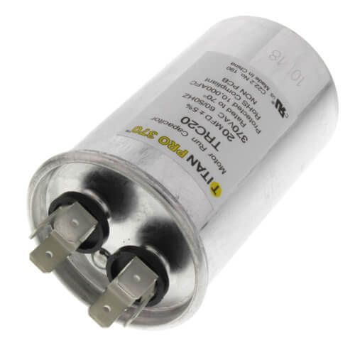 Titan Pro TRC20 - 20 MFD Round Motor Run Capacitor (370V)