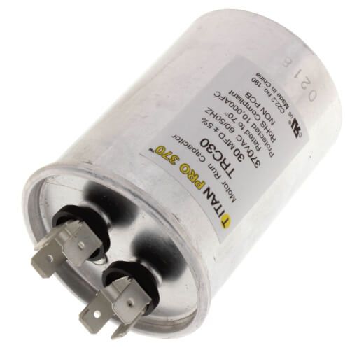 Titan Pro TRC30 - 30 MFD Round Motor Run Capacitor (370V)