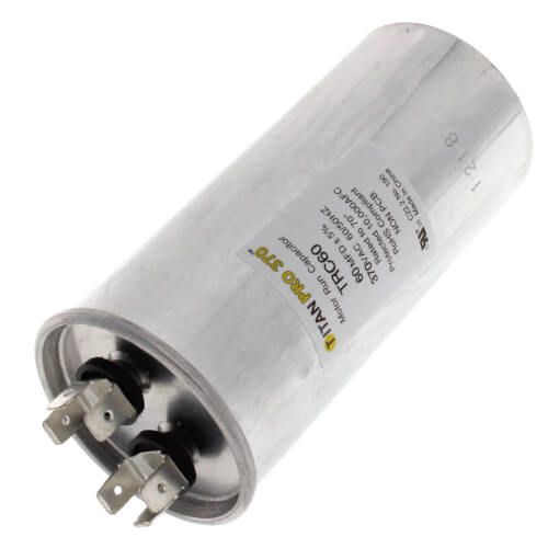 Titan Pro TRC60 - 60 MFD Round Motor Run Capacitor (370V)