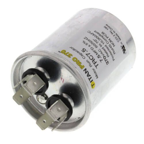 Titan Pro TRC7.5 - 7.5 MFD Round Motor Run Capacitor (370V)