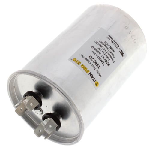 Titan Pro TRC70 - 70 MFD Round Motor Run Capacitor (370V)
