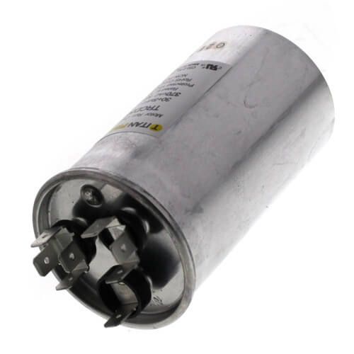 Titan Pro TRCD305 - 30/5 MFD Round Dual Motor Run Capacitor (370V)