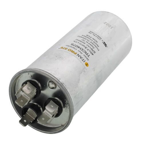 Titan Pro TRCD4075 - 40/7.5 MFD Round Dual Motor Run Capacitor (370V)