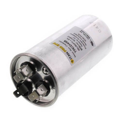 Titan Pro TRCD455 - 45/5 MFD Round Dual Motor Run Capacitor (370V)