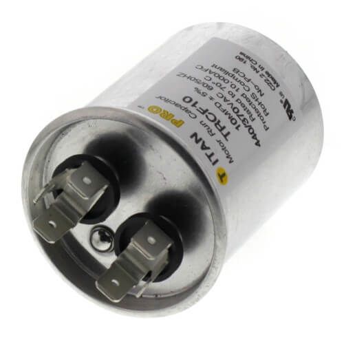 Titan Pro TRCF10 - 10 MFD Round Motor Run Capacitor (440/370V)