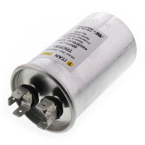 Titan Pro TRCF20 - 20 MFD Round Motor Run Capacitor (440/370V)