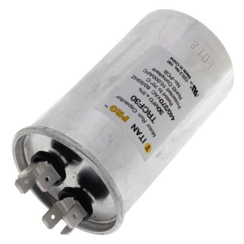 Titan Pro TRCF30 - 30 MFD Round Motor Run Capacitor (440/370V)