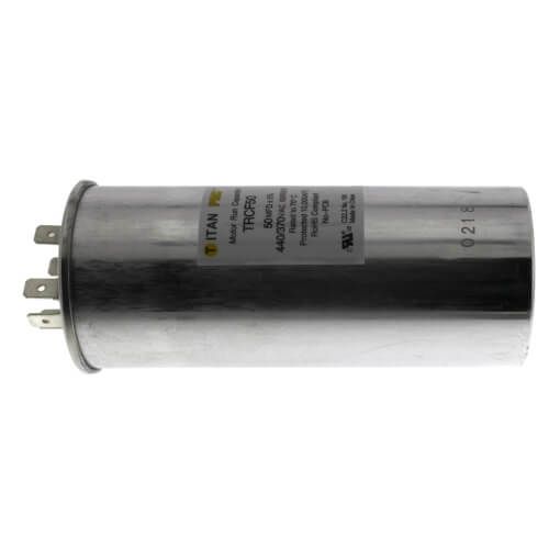 Titan Pro TRCF50 - 50 MFD Round Motor Run Capacitor (440/370V)