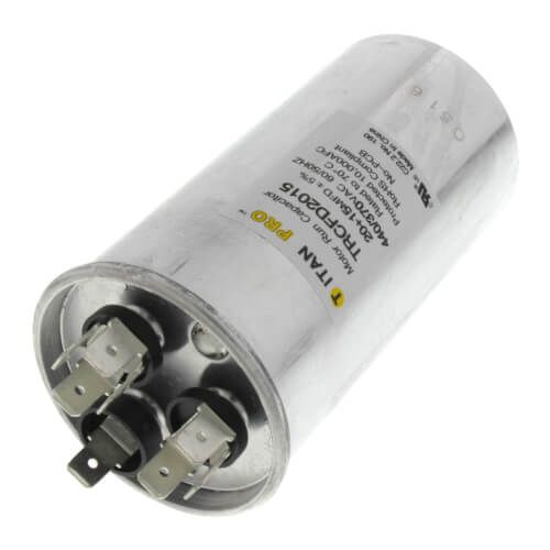 Titan Pro TRCFD2015 - 20/15 MFD Round Dual Motor Run Capacitor (440/370V)