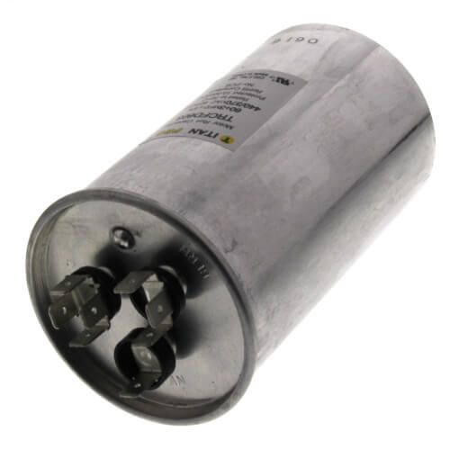 Titan Pro TRCFD603 - 60/3 MFD Round Dual Motor Run Capacitor (440/370V)