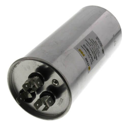 Titan Pro TRCFD8010 - 80/10 MFD Round Dual Motor Run Capacitor (440/370V)