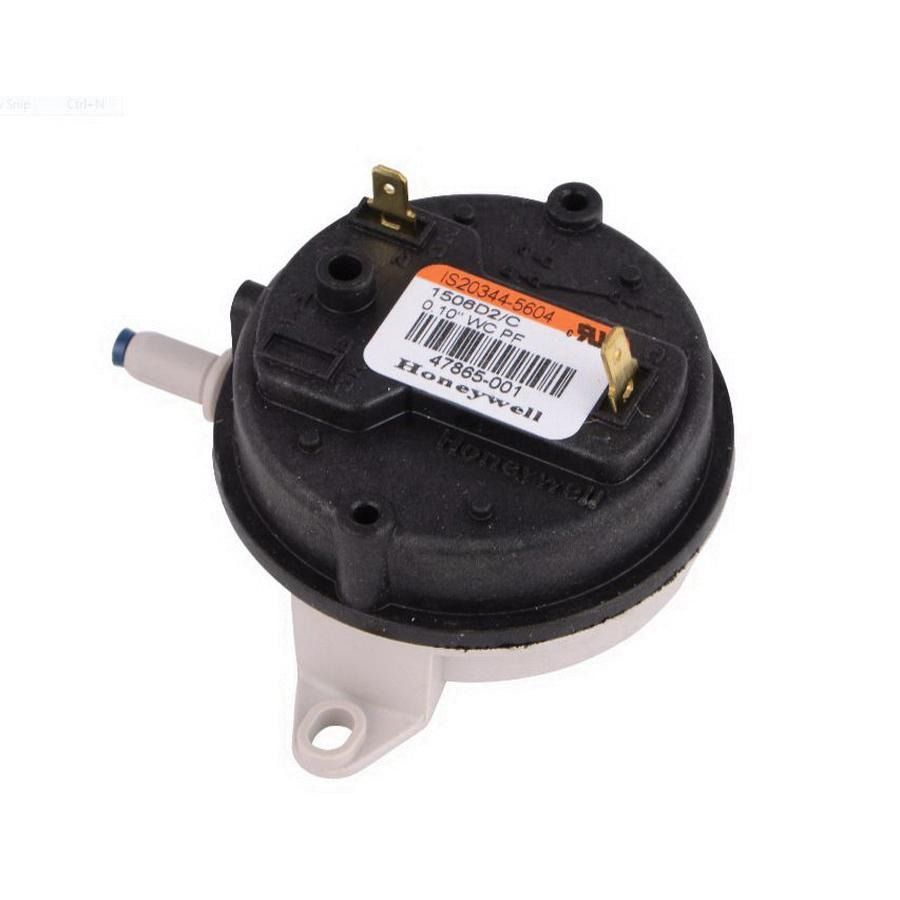 Lennox R102463-01 - Pressure Switch, SPST, Actuates at 0.10" WC; Resets at 0.25" WC