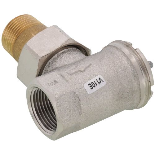 Honeywell Home V110E1012 - 3/4" Angle Valve for High Capacity Radiator