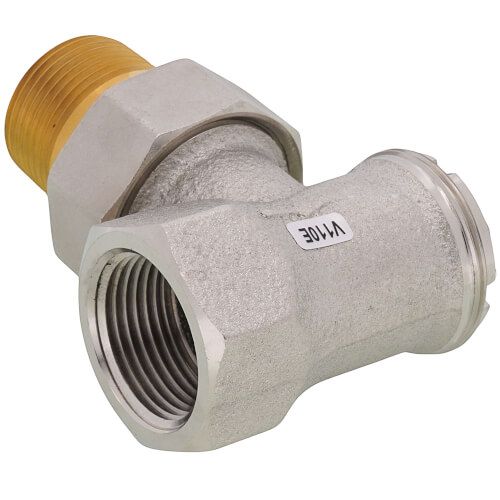 Honeywell Home V110E1020 - 1" Angle Valve for High Capacity Radiator
