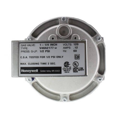 Honeywelll V48A2177 - Diaphragm Gas Valve, Normally Closed, 1-1/4" NPT Pipe Size, 1/2 max. psi