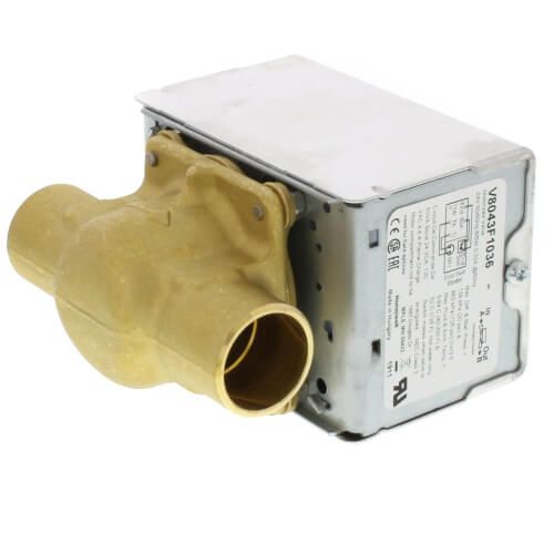 Honeywell Home V8043F1036 - 3/4" Sweat Zone Valve (Connection = Terminal Block)