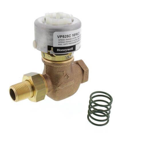 Honeywelll VP525C1016 - 1/2" NPT Male Union Two-Way Unitary Valve (2 Cv)