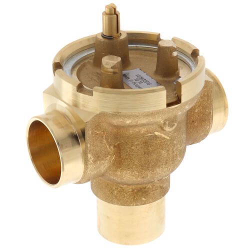 Honeywell Home VU54S2016 - Three-Way Fan Coil Valve, 3/4" (Sweat), 7.0 Cv