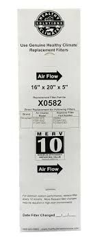 Lennox X0582 - X0582, Pleated Air Filter 20 x 16 x 5 Inch, MERV 11
