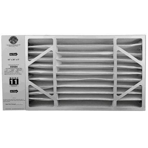 Lennox X0584 - Healthy Climate BMAC-14CE, Pleated Air Filter 26 x 16 x 5 Inch, MERV 11