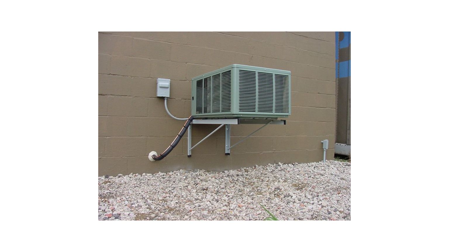 Lennox X1727 - Bramec Bracket 19879, AC Heat Pump Mounting Brackets, Gray, 30 L x 1.5 W x 16 H IN