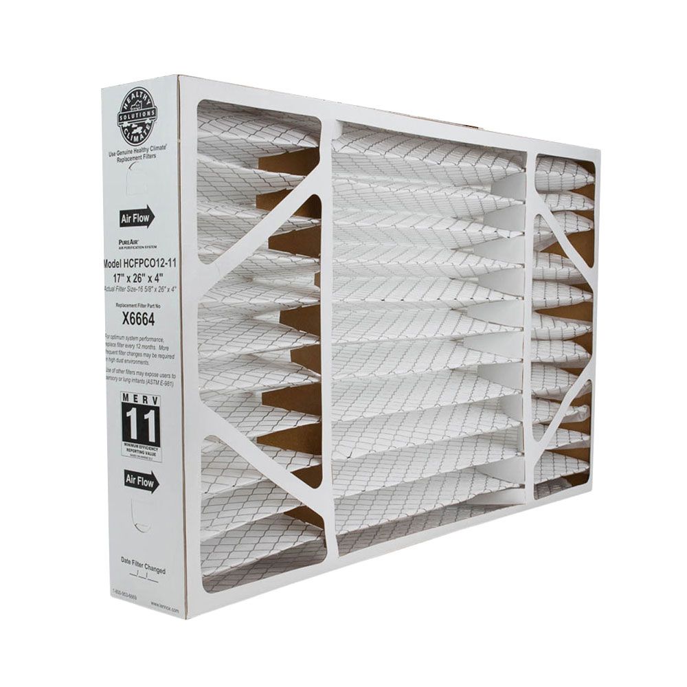 Lennox X6664 - ( 100898-04 ) Pleated Air Filter 26 x 17 x 4 Inch, MERV 11