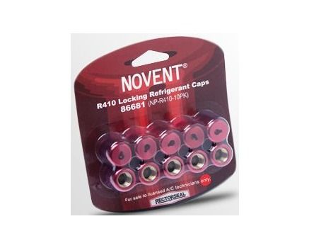 Lennox Y0603 – Novent NPE-R410 1/4" Pink Cap, Refrigerant Line Protection, 10-Pack (RectorSeal)