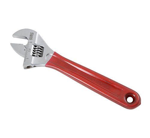 Lennox Y1505 - Adjustable Wrench Extra Capacity, Plastic-Dipped Handle, Capacity 1-1/8"