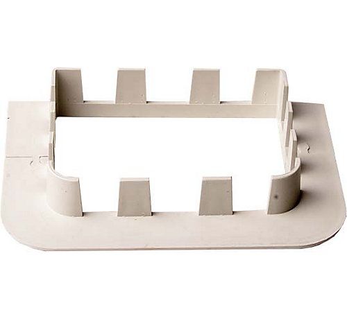 Lennox Y3396 - ( 230-FR4 ) SpeediChannel Flat Wall Escutcheon, Size: 4" Natural Color