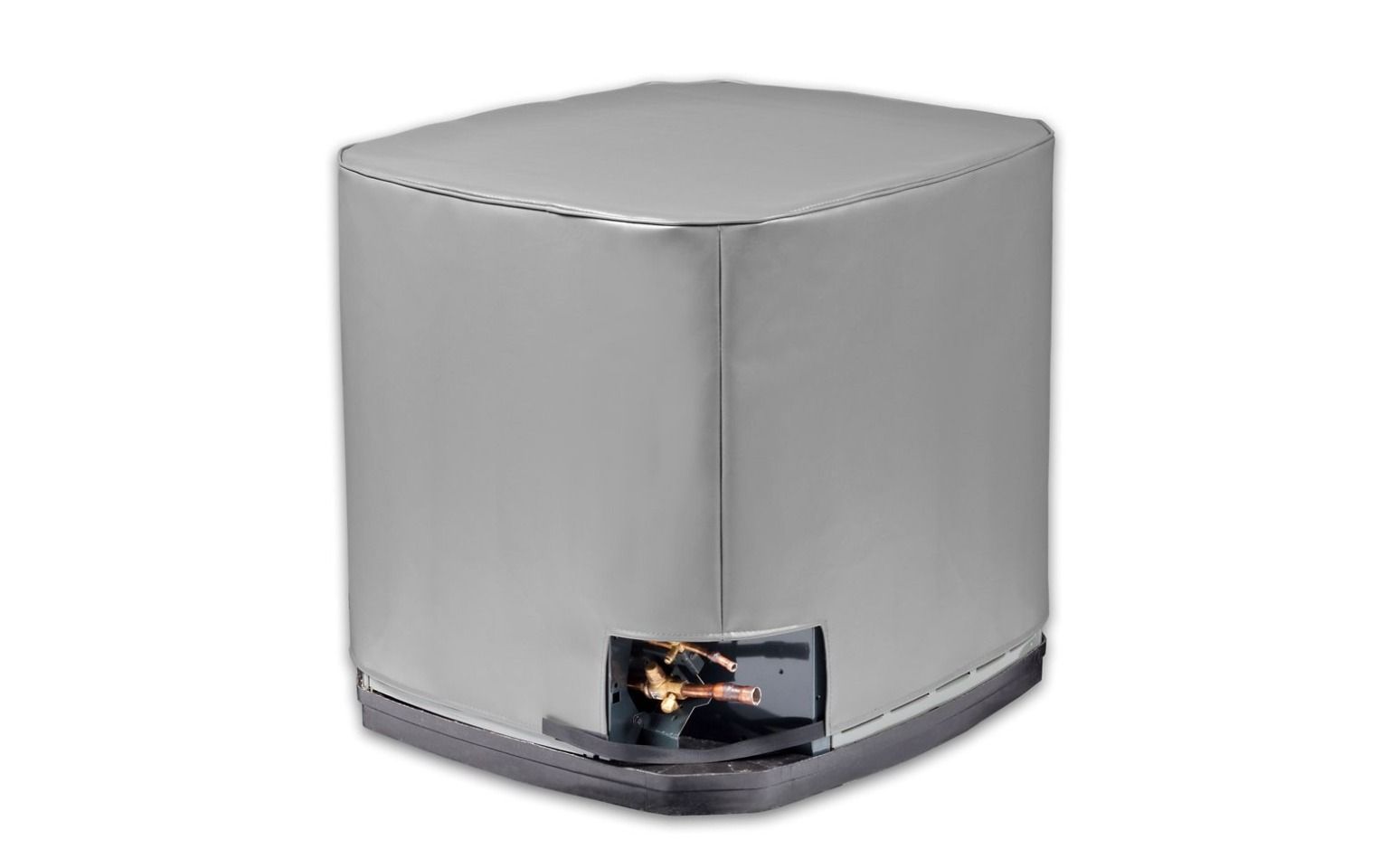 Brinmar 0706A, Full AC Winter Cover No Logo, 32-1/4 x 32-1/4 x 33-1/4", Gray