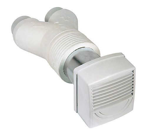 Lennox Y3813 - ( 99-190 ) LifeBreath 99-190, ERV/HRV 5" Dual Hood Kit, Requires One 6" Opening